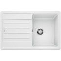 Akmeņu masas (granīta) izlietne BLANCO LEGRA 45 S, 78x50 cm, Balta