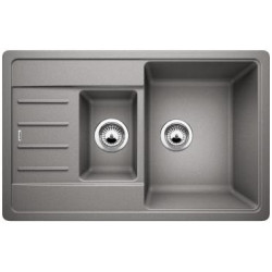 Akmeņu masas (granīta) izlietne BLANCO LEGRA 6 S Compact, 78x50 cm, Alumīnija metāla
