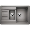 Кухонная мойка из каменной массы (гранитная) BLANCO LEGRA 6 S Compact, 78x50 см, алюминиевая металлическая