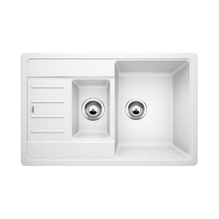 BLANCO LEGRA 6 S Compact stone (granite) sink, 78x50 cm, White