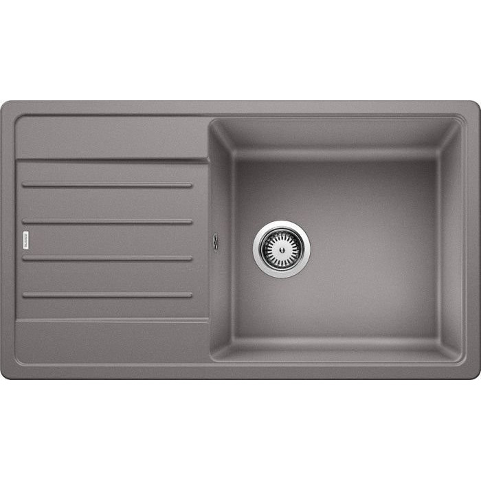 Akmeņu masas (granitā) izlietne BLANCO LEGRA XL 6 S, 86x50 cm, Alumīnija metāla