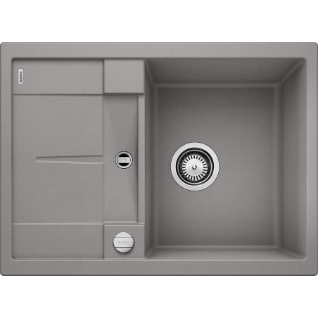 Akmeņu masas (granitā) izlietne BLANCO METRA 45 S Compact, 68x50 cm, Alumīnija metāla