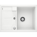 Akmeņu masas (granīta) izlietne BLANCO METRA 45 S Compact, 68x50 cm, Balta