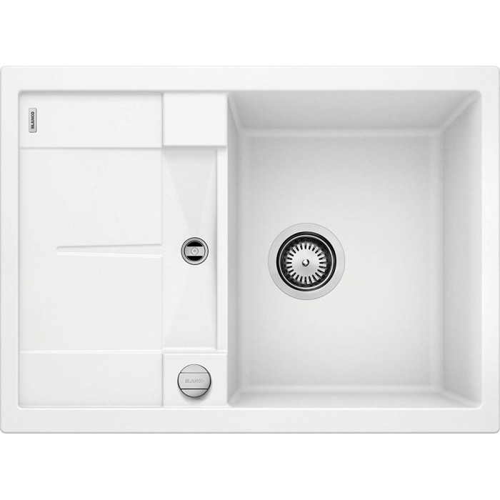BLANCO METRA 45 S Compact stone composite (granite) sink, 68x50 cm, White