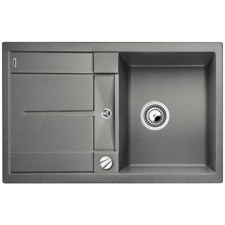 BLANCO METRA 45 S stone composite (granite) sink, 78x50 cm, Aluminum metal