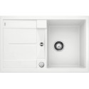 Кухонная мойка из каменной массы (гранитная) BLANCO METRA 45 S, 78x50 см, Белая