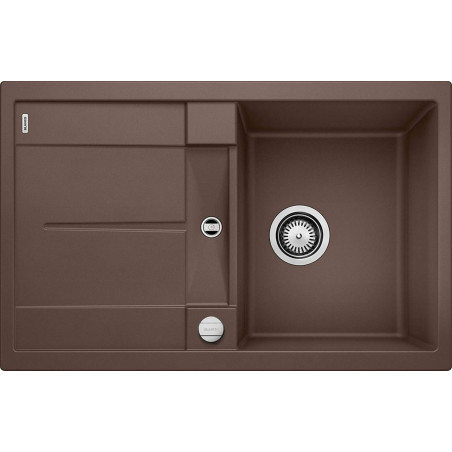BLANCO METRA 45 S stone composite (granite) sink, 78x50 cm, Coffee