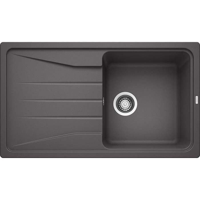 BLANCO SONA 5 S stone composite (granite) sink, 86x50 cm, Stone gray