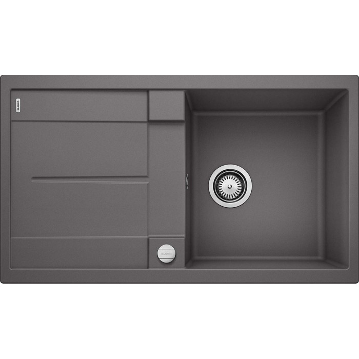 BLANCO METRA 5 S stone composite (granite) sink, 86x50 cm, Stone grey
