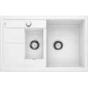 BLANCO METRA 6 S Compact stone composite (granite) sink, 78x50 cm, White