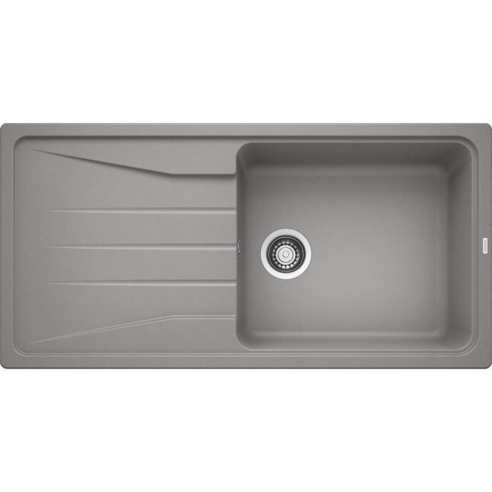 Кухонная мойка из каменной массы (гранитная) BLANCO SONA XL 6 S, 100x50 см, алюминиевая металлическая