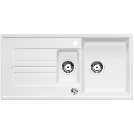 BLANCO ZIA 6 S stone composite (granite) sink, 100x50 cm, White
