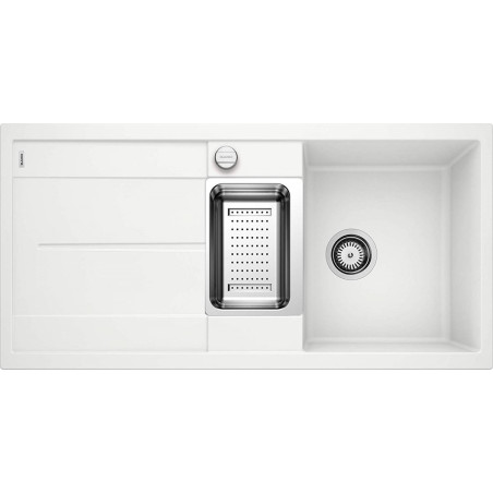Akmeņu masas (granīta) izlietne BLANCO METRA 6 S, 100x50 cm, Balta