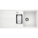 Akmeņu masas (granīta) izlietne BLANCO METRA 6 S, 100x50 cm, Balta