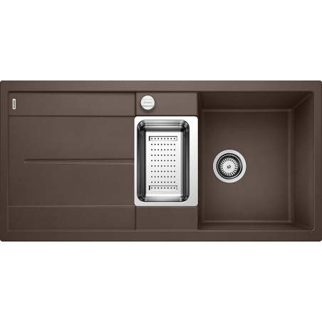 BLANCO METRA 6 S stone composite (granite) sink, 100x50 cm, Coffee