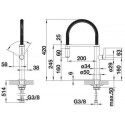 Kitchen (sink) faucet BLANCO Culina-S Mini, with pull-out spray, stainless steel finish
