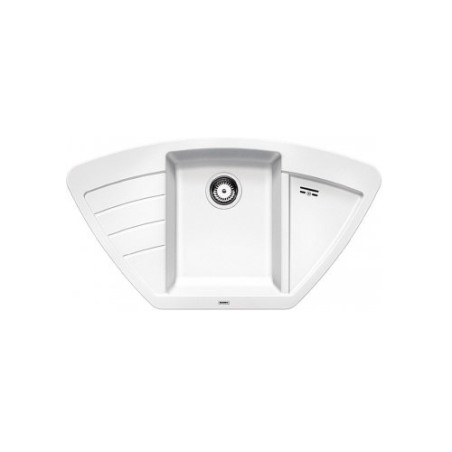 BLANCO ZIA 9 E stone composite (granite) sink, 93x51/43.1 cm, White