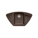 BLANCO ZIA 9 E stone composite (granite) sink, 93x51/43.1 cm, Coffee