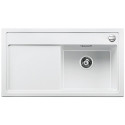 Akmeņu masas (granīta) izlietne BLANCO ZENAR 5 S, 91,5x51 cm, Balta
