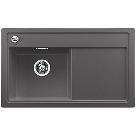 Кухонная мойка из каменной массы (гранитная) BLANCO ZENAR 45 S, 86x51 см, Каменный серый