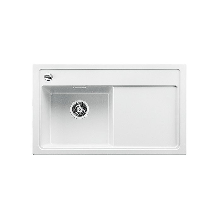 Akmeņu masas (granitā) izlietne BLANCO ZENAR 45 S, 86x51 cm, Balta