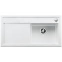 Кухонная мойка из каменной массы (гранитная) BLANCO ZENAR XL 6 S, 100x51 см, Белая