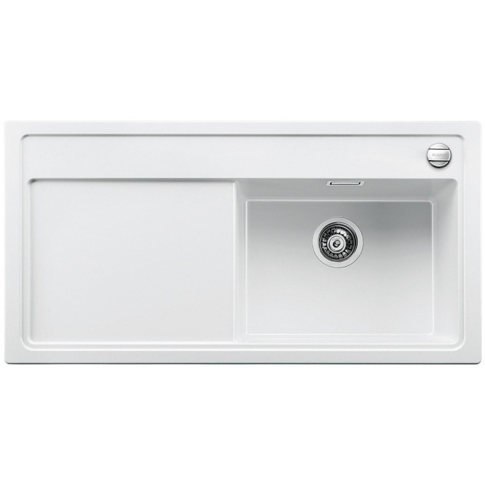 Akmeņu masas (granīta) izlietne BLANCO ZENAR XL 6 S, 100x51 cm, Balta