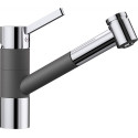 Kitchen (sink) mixer BLANCO TIVO-S, stone gray/chromed