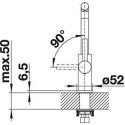 Kitchen (sink) faucet BLANCO LANORA, stainless steel