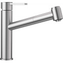 BLANCO AMBIS-S kitchen (sink) faucet, stainless steel, with a pull-out spout