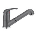 Kitchen (sink) mixer BLANCO DARAS-S, stone gray with a pull-out hose