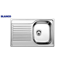 BLANCO TIPO 45 S Compact stainless steel sink, 78x50 cm, Matte finish