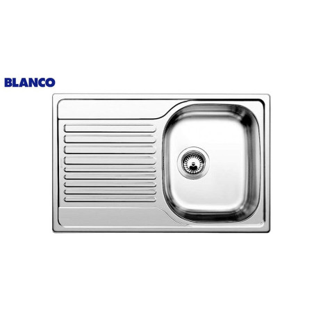 Нержавеющая сталь раковина BLANCO TIPO 45 S Compact, 78x50 см, Матовая поверхность
