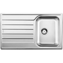 Nerūsējošā tērauda izlietne BLANCO LIVIT 45 S Salto, 86x50 cm, Matēta virsma