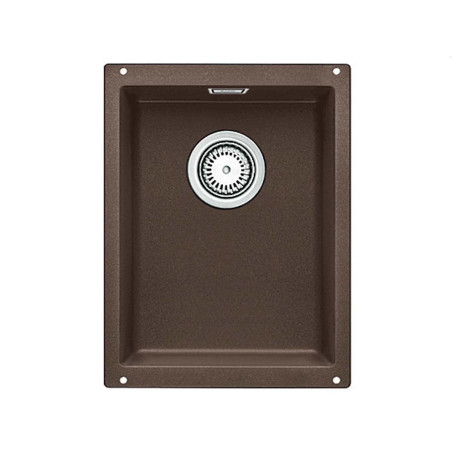 Под столешницей устанавливается мойка BLANCO SUBLINE 320-U, 35x40 см, Кофе