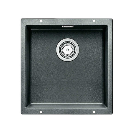 Под столешницей устанавливается мойка BLANCO SUBLINE 400-U, 43x40 см, алюминиевая.