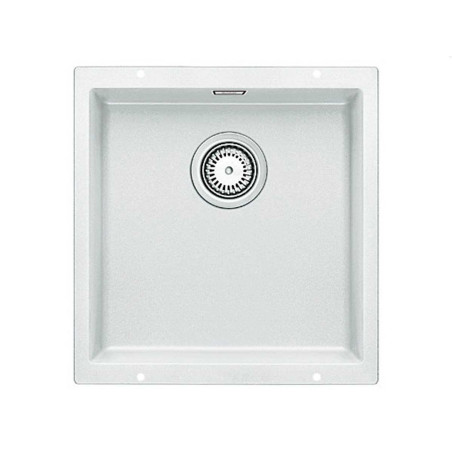 Под столешницей устанавливается мойка BLANCO SUBLINE 400-U, 43x40 см, белая