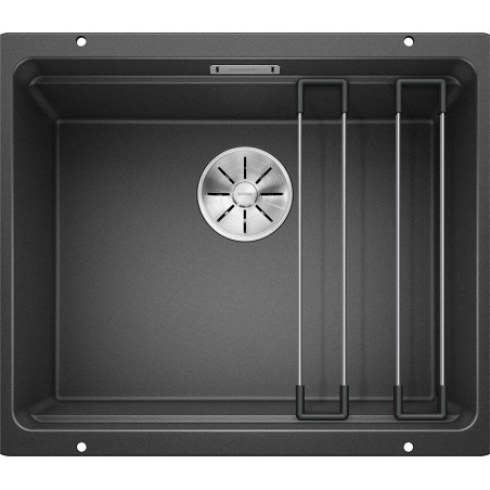 Кухонная мойка из каменной массы BLANCO Etagon 500-U, антрацит