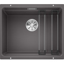 Под столешницей устанавливается мойка BLANCO ETAGON 500-U, 53x46 см, Каменный серый
