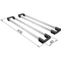 Pa virsmas uzstādīta izlietne BLANCO ETAGON 500-U, 53x46 cm, Balta
