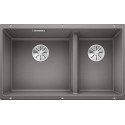 Under the countertop is installed the BLANCO SUBLINE 430/270-U sink, 75.5x40 cm, Aluminum metal.