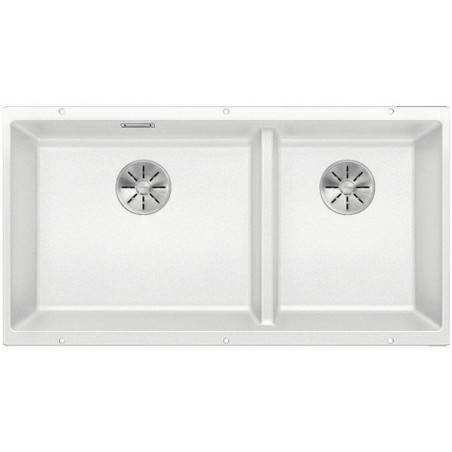 Под столешницей устанавливается мойка BLANCO SUBLINE 480/320-U, 85.5x40 см, Белая