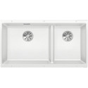 Under the countertop mounted sink BLANCO SUBLINE 480/320-U, 85.5x40 cm, White