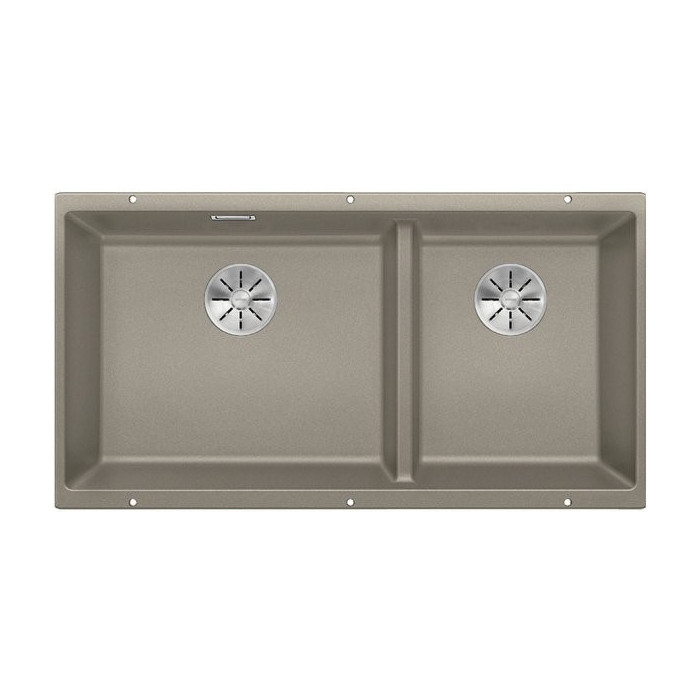 Под столешницей устанавливается мойка BLANCO SUBLINE 480/320-U, 85.5x40 см, Трюфель