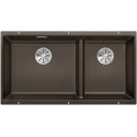 Под столешницей устанавливается мойка BLANCO SUBLINE 480/320-U, 85.5x40 см, Кофе