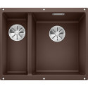 Под столешницей устанавливается мойка BLANCO SUBLINE 340/160-U, 55.5x40 см, Кофе