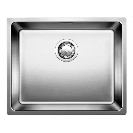 Pa virsmas uzstādīta izlietne BLANCO ANDANO 500-U, 54x44 cm, Bez ekscentriskā vārsta