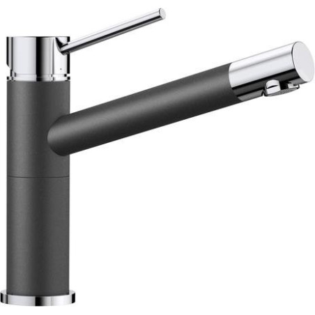 Kitchennis (izlietnes) maisītājs BLANCO ALTA Compact, antracīts/hromēts