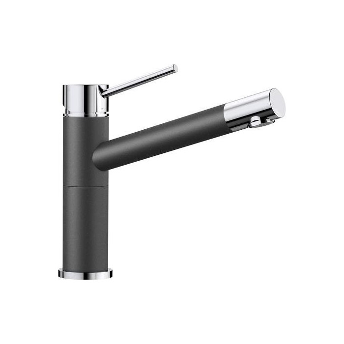 Kitchennis (izlietnes) maisītājs BLANCO ALTA Compact, antracīts/hromēts