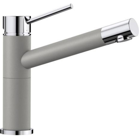 Kitchennis (izlietnes) maisītājs BLANCO ALTA Compact, alumīnija metāls/hromēts